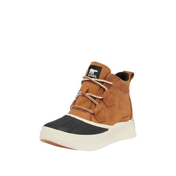 NWT SOREL Womens Out N About lV Classic Waterproof Boots Taffy Brown / Black 6M - Picture 1 of 14